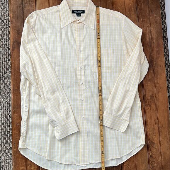 Mens Brooks Brothers Country Club long sleeve plaid shirt size large - Picture 3 of 4